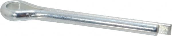 Made in USA - 1/4" Diam x 2" Long Extended Prong Cotter Pin - Grade 2, Zinc-Plated, Steel - Strong Tooling