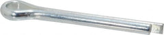 Made in USA - 1/4" Diam x 2" Long Extended Prong Cotter Pin - Grade 2, Zinc-Plated, Steel - Strong Tooling