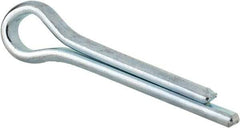 Made in USA - 5/16" Diam x 1-1/2" Long Extended Prong Cotter Pin - Grade 2, Zinc-Plated, Steel - Strong Tooling