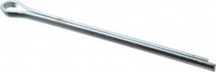 Made in USA - 3/8" Diam x 6" Long Extended Prong Cotter Pin - Grade 2, Zinc-Plated, Steel - Strong Tooling