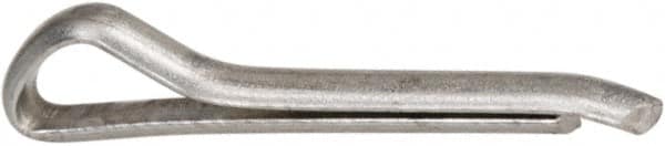 Made in USA - 1/16" Diam x 1/2" Long Hammerlock Cotter Pin - Grade 2, Zinc-Plated, Steel - Strong Tooling