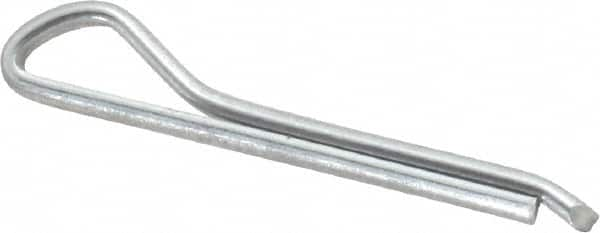 Made in USA - 3/32" Diam x 3/4" Long Hammerlock Cotter Pin - Grade 2, Zinc-Plated, Steel - Strong Tooling