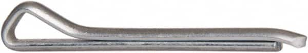 Made in USA - 3/32" Diam x 1" Long Hammerlock Cotter Pin - Grade 2, Zinc-Plated, Steel - Strong Tooling