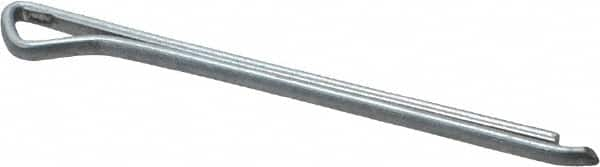 Made in USA - 3/32" Diam x 1-1/2" Long Hammerlock Cotter Pin - Grade 2, Zinc-Plated, Steel - Strong Tooling