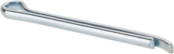 Made in USA - 5/32" Diam x 2" Long Hammerlock Cotter Pin - Grade 2, Zinc-Plated, Steel - Strong Tooling