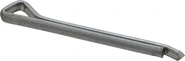 Made in USA - 3/16" Diam x 2" Long Hammerlock Cotter Pin - Grade 2, Zinc-Plated, Steel - Strong Tooling