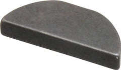 Made in USA - #406 Standard Woodruff Key - 3/4" Long x 1/8" Wide, Steel - Strong Tooling