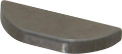 Made in USA - #204 Standard Woodruff Key - 1/2" Long x 1/16" Wide, Alloy Steel - Strong Tooling