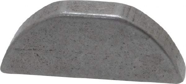 Made in USA - #405 Standard Woodruff Key - 5/8" Long x 1/8" Wide, Alloy Steel - Strong Tooling