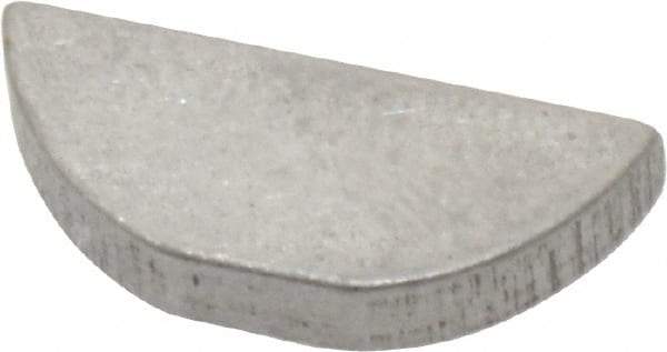 Made in USA - #406 Standard Woodruff Key - 3/4" Long x 1/8" Wide, Alloy Steel - Strong Tooling