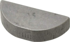 Made in USA - #809 Standard Woodruff Key - 1-1/8" Long x 1/4" Wide, Alloy Steel - Strong Tooling