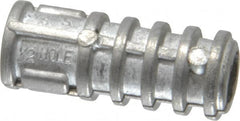 Powers Fasteners - 1/2" Diam, 1/2" Drill, Lag Shield Concrete Anchor - Zamac Alloy, Zinc-Plated Finish, Flat Head - Strong Tooling