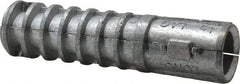 Powers Fasteners - 3/4" Diam, 3/4" Drill, Lag Shield Concrete Anchor - Zamac Alloy, Zinc-Plated Finish, Flat Head - Strong Tooling