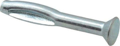 Powers Fasteners - 3/16" Diam, 3/16" Drill, 1-1/2" OAL, 3-3/8" Min Embedment Split-Drive Concrete Anchor - Steel, Zinc-Plated Finish, Flat Head - Strong Tooling