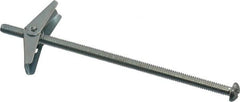 Powers Fasteners - 1/4" Screw, 1/4" Diam, 6" Long, Toggle Bolt Drywall & Hollow Wall Anchor - 5/8" Drill, Zinc Plated, Steel, Grade Zamac 7, Use in Drywall & Wallboard - Strong Tooling