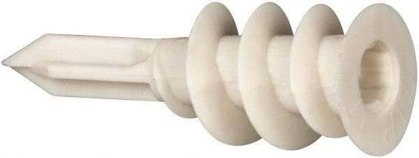 Powers Fasteners - 9/16" Diam, 1-11/16" Long, 3/8 to 1" Thick, Self Drilling Drywall & Hollow Wall Anchor - Nylon, Use in Wallboard - Strong Tooling