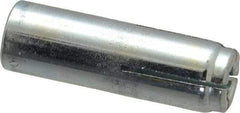 Powers Fasteners - 3/8" Diam, 1/2" Drill, 1-1/2" Min Embedment Drop-In Concrete Anchor - Grade 5 Steel, Zinc-Plated Finish, 5/8" Thread Length - Strong Tooling