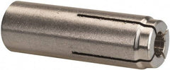 Powers Fasteners - 1/2" Diam, 5/8" Drill, 2-1/4" Min Embedment Drop-In Concrete Anchor - 303 Stainless Steel, 13/16" Thread Length - Strong Tooling