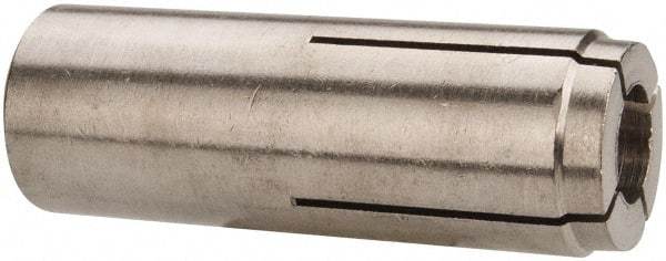 Powers Fasteners - 5/8" Diam, 7/8" Drill, 2-1/4" Min Embedment Drop-In Concrete Anchor - 303 Stainless Steel, 1-3/16" Thread Length - Strong Tooling