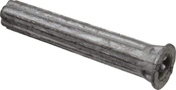 Powers Fasteners - 1/4" Diam, 1/4" Drill, 1-1/2" OAL, 2-3/4" Min Embedment Plug Concrete Anchor - Lead Alloy - Strong Tooling