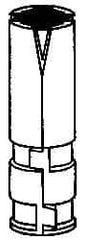 Powers Fasteners - 5/8" Diam, 1" Drill, 2-5/8" OAL, 2-1/2" Min Embedment Single Expansion Concrete Anchor - Zamac Alloy, Flat Head - Strong Tooling