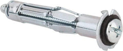 Powers Fasteners - 3/16" Screw, 3/8" Diam, 2" Long, 3/8 to 5/8" Thick, Sleeve Drywall & Hollow Wall Anchor - 3/8" Drill, Zinc Plated, Steel, Grade 5, Use in Concrete, & Masonry, Drywall, Plywood & Wallboard - Strong Tooling