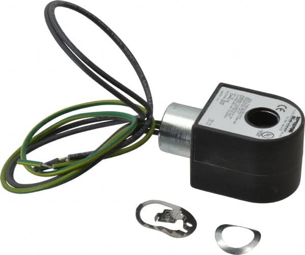 Parker - 240 Volt, 18 Coil Lead Length, Class H, Solenoid Coil - 11.0 Watt, NEMA 4X Enclosure, Use with Parker Skinner Gold Ring Series Valves - Strong Tooling