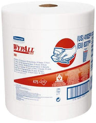 WypAll - X80 Dry Shop Towel/Industrial Wipes - Jumbo Roll, 13-3/8" x 12-1/2" Sheet Size, White - Strong Tooling