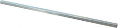 Made in USA - 12" Long x 5/16" High x 5/16" Wide, Zinc-Plated Undersized Key Stock - C1018 Steel - Strong Tooling