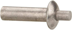 Made in USA - Universal Head Aluminum Alloy Drive Blind Rivet - Aluminum Alloy Mandrel, 0.453" to 1/2" Grip, 3/8" Head Diam, 0.191" to 0.219" Hole Diam, 0.656" Length Under Head, 3/16" Body Diam - Strong Tooling