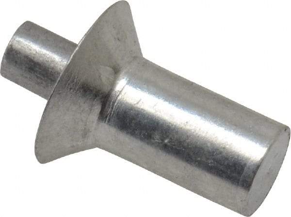 Made in USA - Countersunk Head Aluminum Alloy Drive Blind Rivet - Aluminum Alloy Mandrel, 0.328" to 3/8" Grip, 0.458" Head Diam, 0.266" to 0.281" Hole Diam, 0.436" Length Under Head, 1/4" Body Diam - Strong Tooling