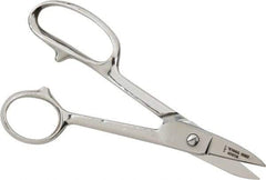 Heritage Cutlery - 1-3/8" LOC, 7" OAL Chrome Plated High Leverage Shears - Right Hand, Chrome Plated Straight Handle, For General Purpose Use - Strong Tooling