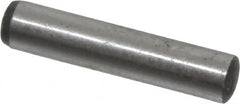 Value Collection - 4mm Diam x 20mm Pin Length Grade 8 Alloy Steel Precision Dowel Pin - Bright Finish, 1 Rounded End - Strong Tooling