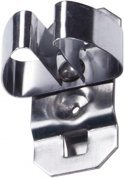 Triton - Spring Clip Standard Pegboard Hook - 2-3/4" Projection, Stainless Steel - Strong Tooling