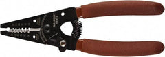 Paramount - 26 to 16 AWG Capacity Wire Stripper - 6" OAL, Plastic Dipped Handle - Strong Tooling