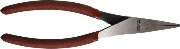 Paramount - 8" OAL, 1-9/16" Jaw Length x 5/8" Jaw Width, Duckbill Pliers - Serrated Jaw, Plastic Dipped Handles - Strong Tooling