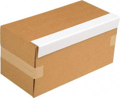 Vestil - 24" Long x 3" Wide x 3" High x 1/16" Thick Edge - White, Cardboard Box, 50 Piece - Strong Tooling