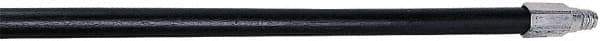 Rubbermaid - 60 x 1-1/16" Wood Handle for Push Brooms - Threaded Connection, Black - Strong Tooling