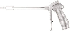 Value Collection - 230 Max psi Adjustable Safety Nozzle Adjustable Air Blow Gun - 1/4 NPT Inlet, 12" Tube Length, Chrome Plated Aluminum - Strong Tooling