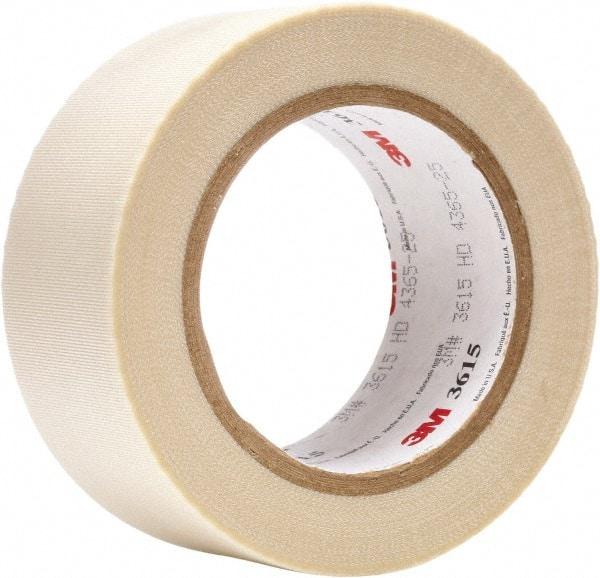 3M - 36 Yd Long x 2" Wide, White Silicone Glass Cloth Tape - Strong Tooling