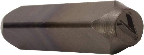 C.H. Hanson - Letter V Machine Made Individual Steel Stamp - 1/8" Character - Strong Tooling