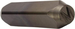 C.H. Hanson - 5/32" Character Size, M Character, Heavy Duty Individual Steel Stamp - Strong Tooling