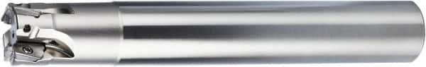 OSG - 1" Cut Diam, 1" Shank Diam, 97.3mm OAL, Indexable Square Shoulder End Mill - ZD_T11... Inserts, Weldon Shank, 90° Lead Angle, Through Coolant, Series PHOENIX-PSE - Strong Tooling