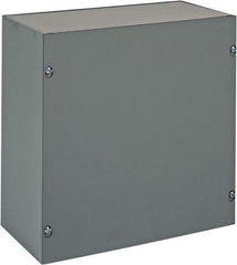 nVent Hoffman - Steel Junction Box Enclosure Screw Flat Cover - NEMA 1, 12" Wide x 12" High x 6" Deep - Strong Tooling