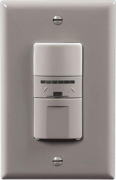 Cooper Wiring Devices - 1,000 Square Ft. Coverage, Infrared Occupancy Sensor Wall Switch - 600 at 120 V Incandescent, 600 at 120 V Fluorescent, 120 VAC, Gray - Strong Tooling