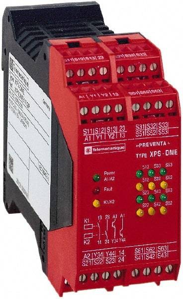 Schneider Electric - 24 VDC, Electromechanical & Solid State Screw Clamp General Purpose Relay - 6 Amp at 28 VDC, 22.5mm Wide x 99mm High x 114mm Deep - Strong Tooling