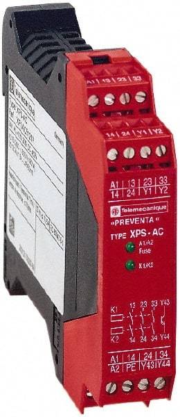 Square D - 115 Volt, 7 VA Power Rating, Standard Electromechanical & Solid State Screw Clamp General Purpose Relay - 6 Amp at 115 VAC, 1NC (Auxiliary) & 3NO - Strong Tooling