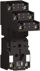 Square D - 8 Pins, 250 Volt, 5 and 12 Amp, DPDT, Ice Cube Relay Socket - DIN Rail Mount, Screw Panel Mount, Screw Terminal - Strong Tooling