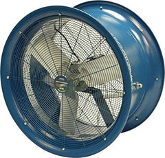 Patterson Fan - 26" Blade, 1 hp, 7,650 CFM, Industrial Circulation Fan - Suspension, 208-230/460 Volts, 1 Speed - Strong Tooling