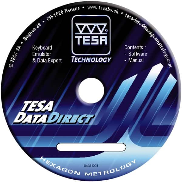 TESA Brown & Sharpe - Data Collection/Reporting SPC Software - Compatible with Windows, For Use with Twin-Cal Calipers - Strong Tooling